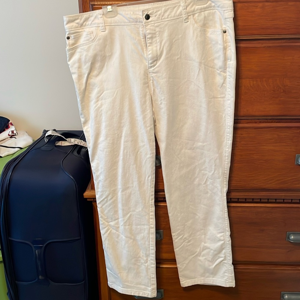 White jeans